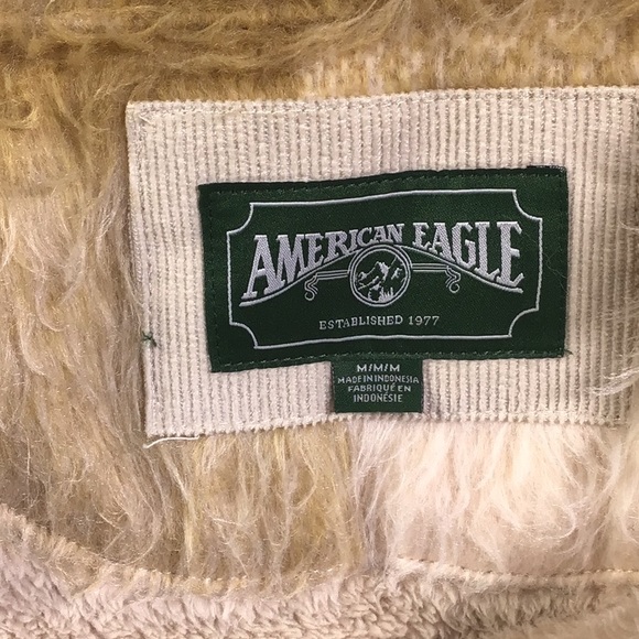 American Eagle Plaid Shaket shag super soft - Picture 9 of 13
